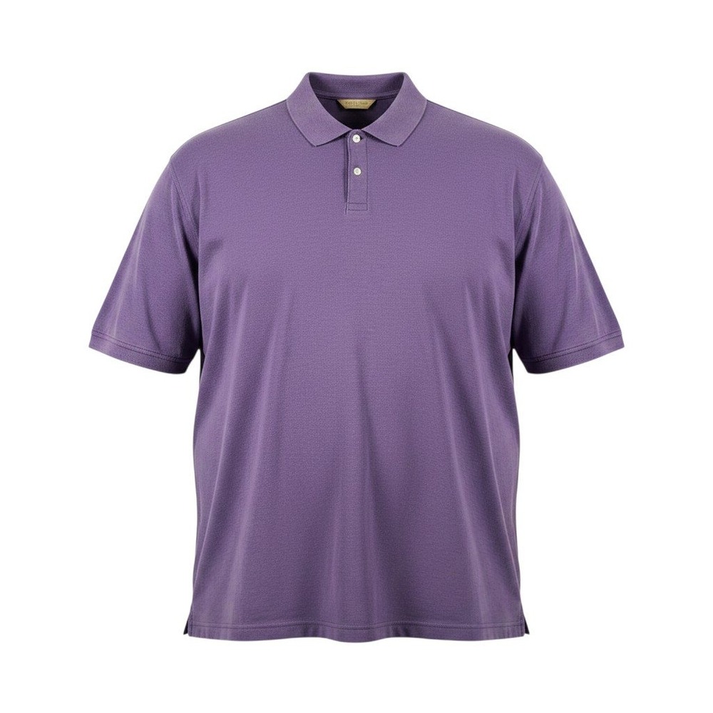 Roundtree & Yorke 4XT Polo Purple Mens‎ Big & Tall Gold Label Knit Short Sleeve